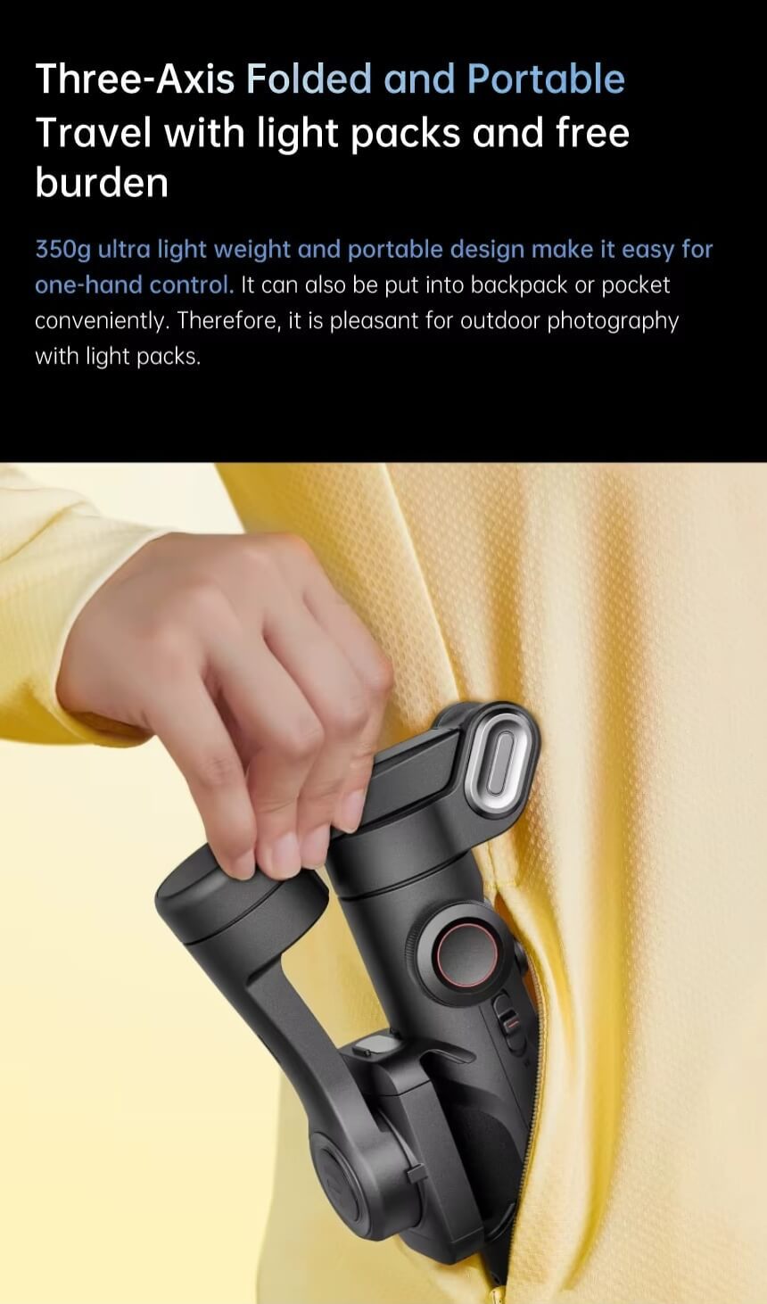 A gimbal selfie stick sold by WorkZen Interiors