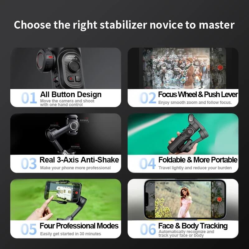 A gimbal selfie stick sold by WorkZen Interiors