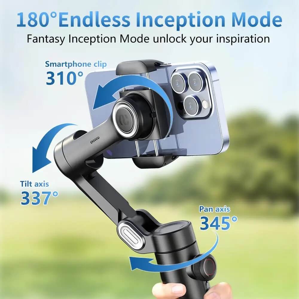 A gimbal selfie stick sold by WorkZen Interiors