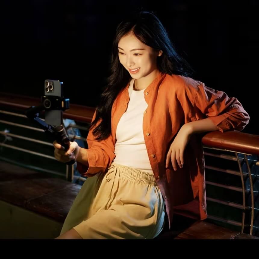 A gimbal selfie stick sold by WorkZen Interiors