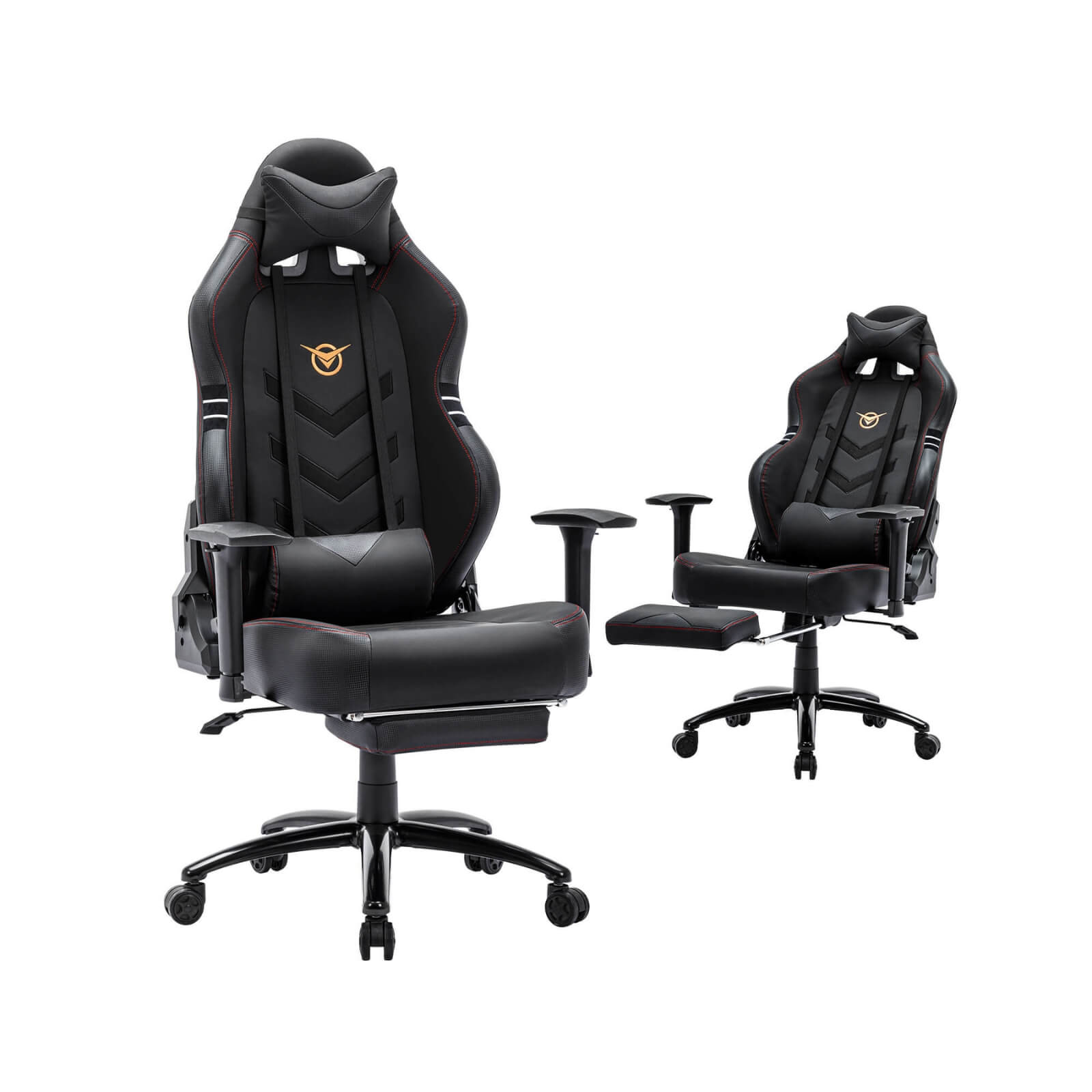 A black Big and Tall Gaming Chair sold by WorkZen Interiors