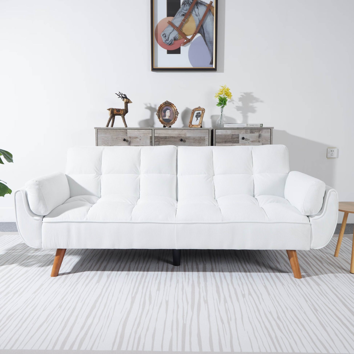 A Boston White Chair Sofa Bed sold by WorkZen Interiors