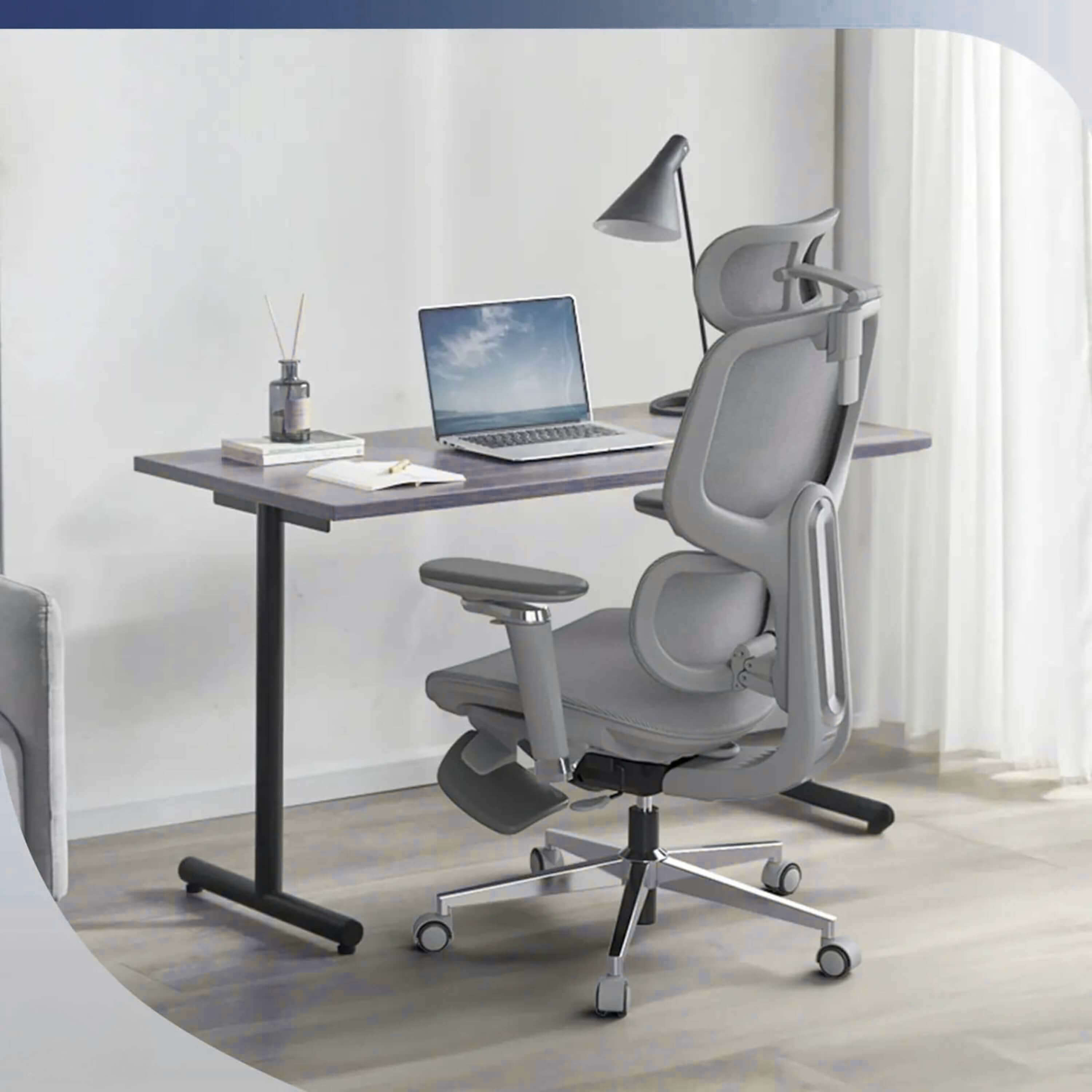 A Gray High Back Office Chair sold by WorkZen Interiors