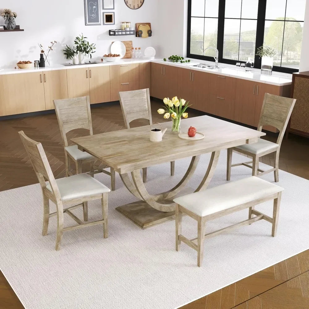 A Dining Room Table Set For 6 sold by WorkZen Interiors