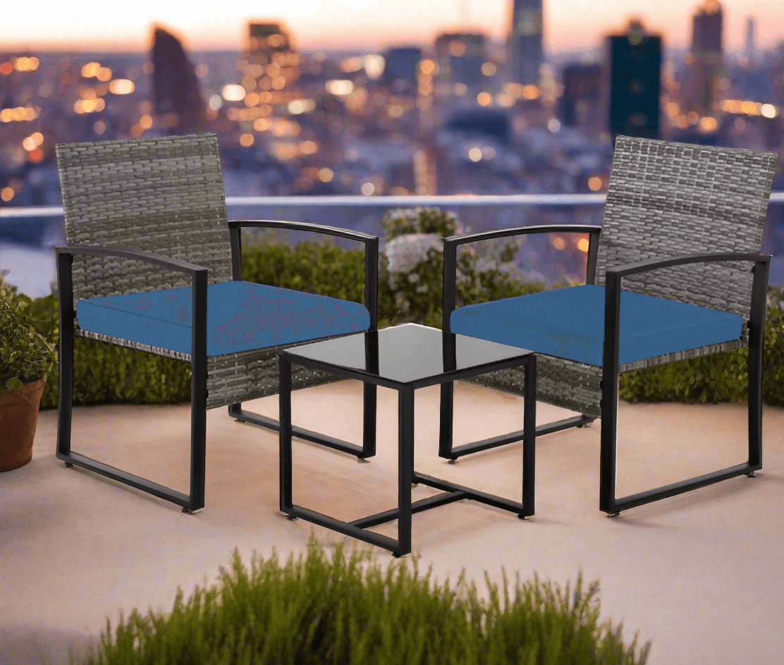 A garden dining set sold by WorkZen Interiors