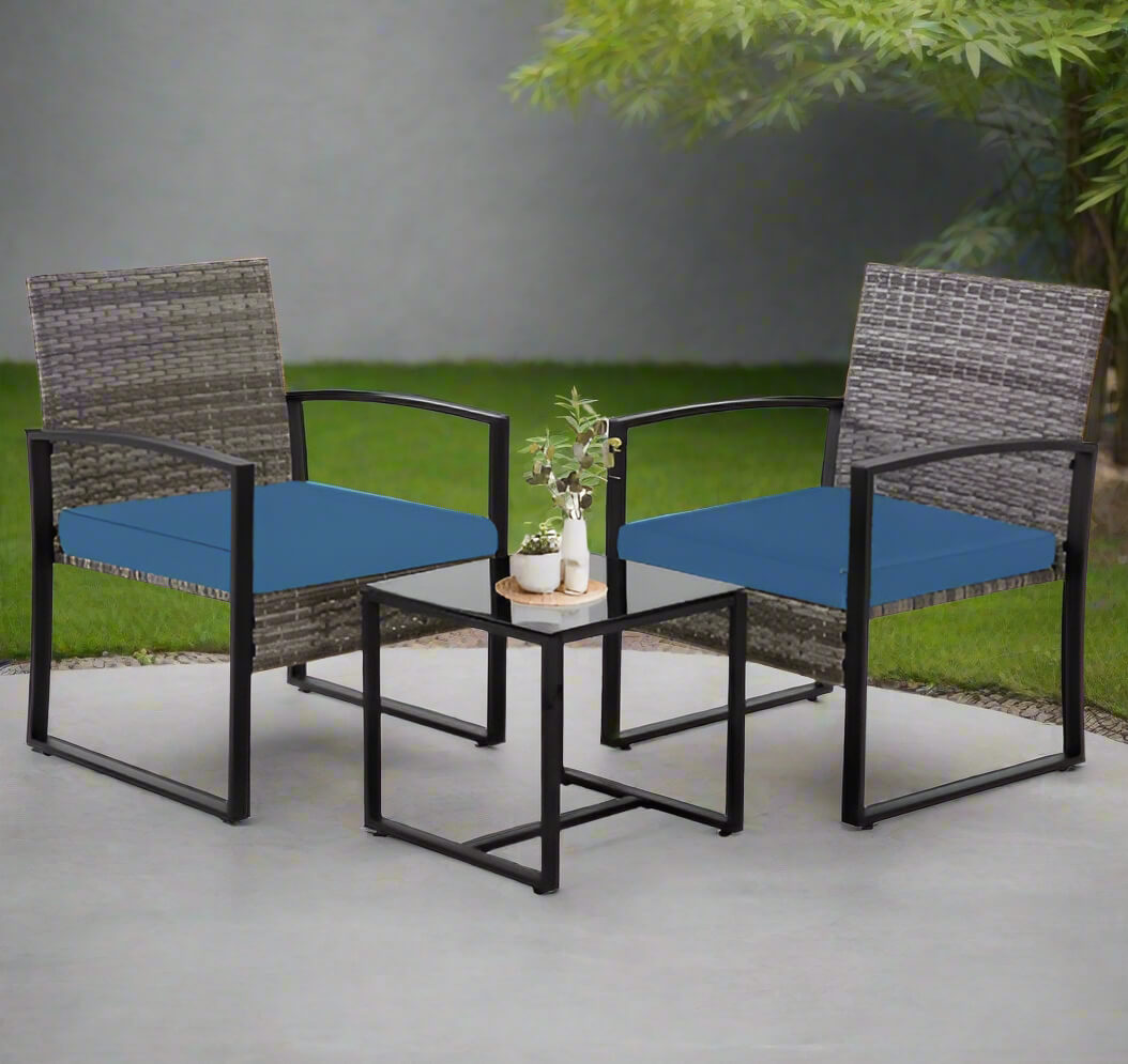 A garden dining set sold by WorkZen Interiors