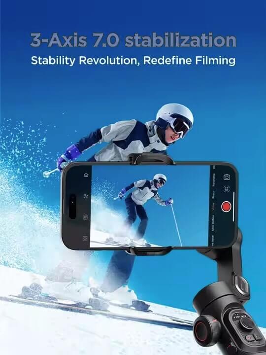 A gimbal selfie stick sold by WorkZen Interiors