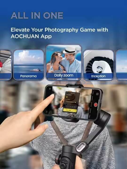 A gimbal selfie stick sold by WorkZen Interiors
