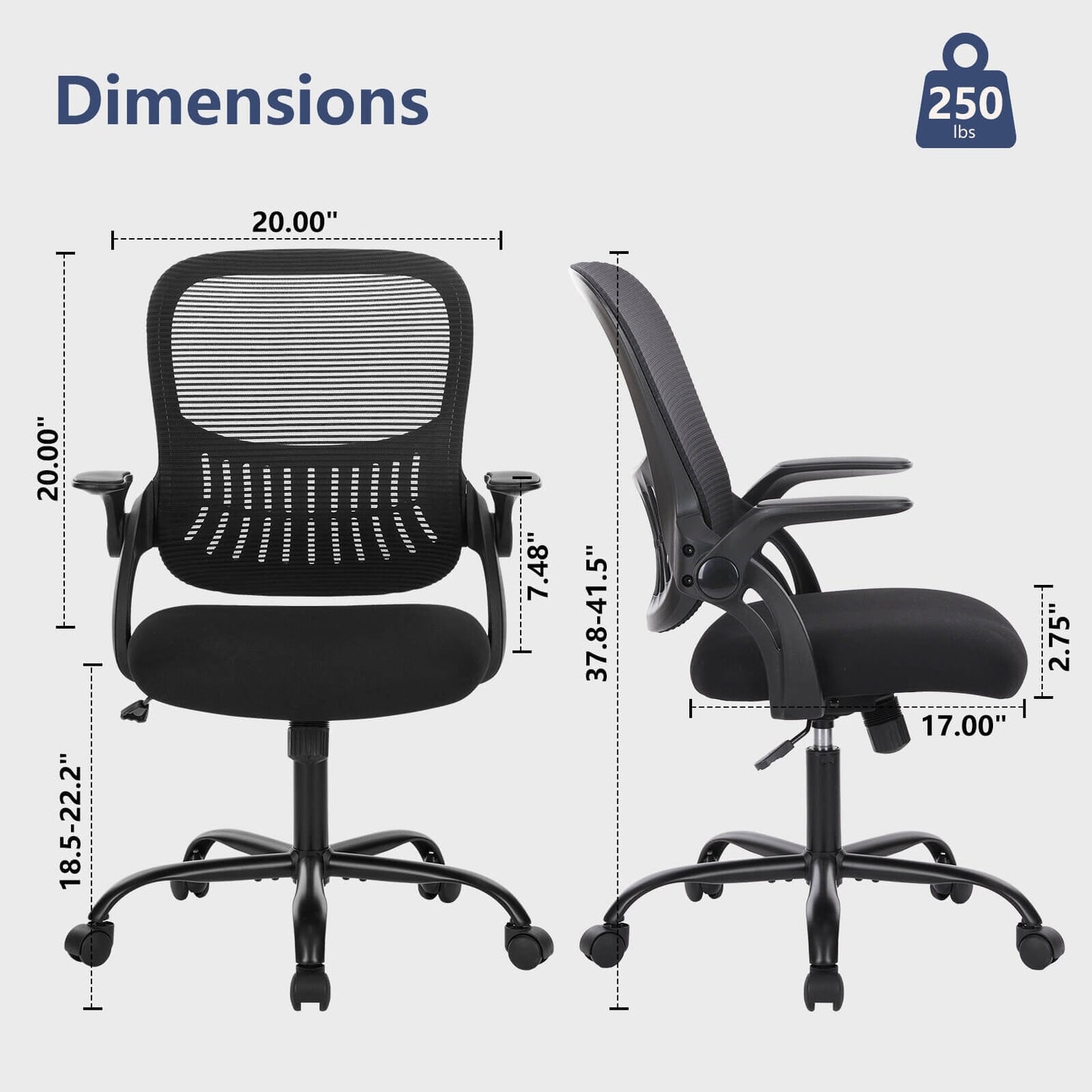 Lower Manhattan Mesh Back Office Desk Chair