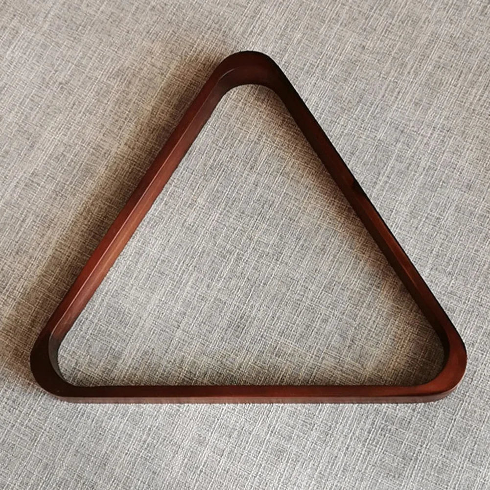 A brown pool table rack sold by WorkZen Interiors