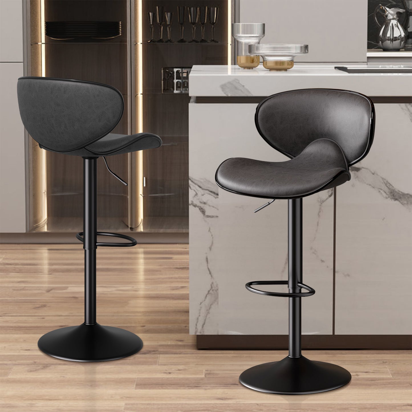 A Sacramento Bar Stools Set Of 2 sold by WorkZen Interiors