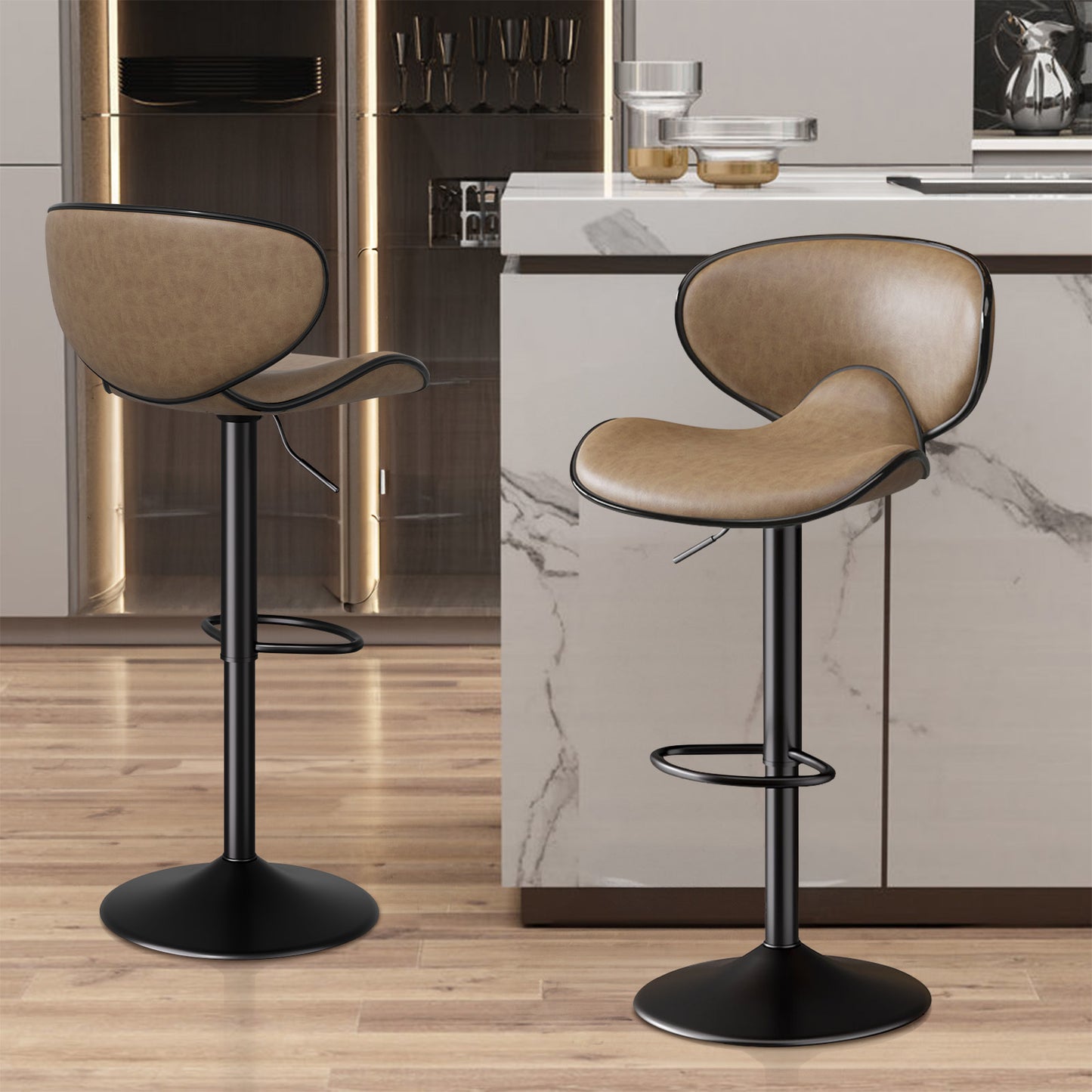A Sacramento Bar Stools Set Of 2 sold by WorkZen Interiors