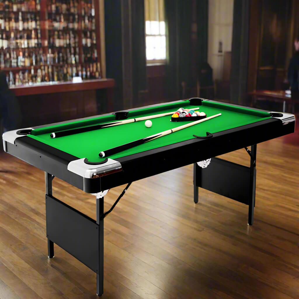 A green snooker table sold by WorkZen Interiors
