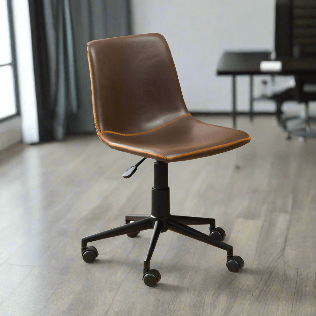 A swiveling office chair sold by WorkZen Interiors