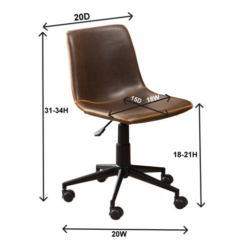Dimension of a Swiveling Office Chair sold by WorkZen Interiors