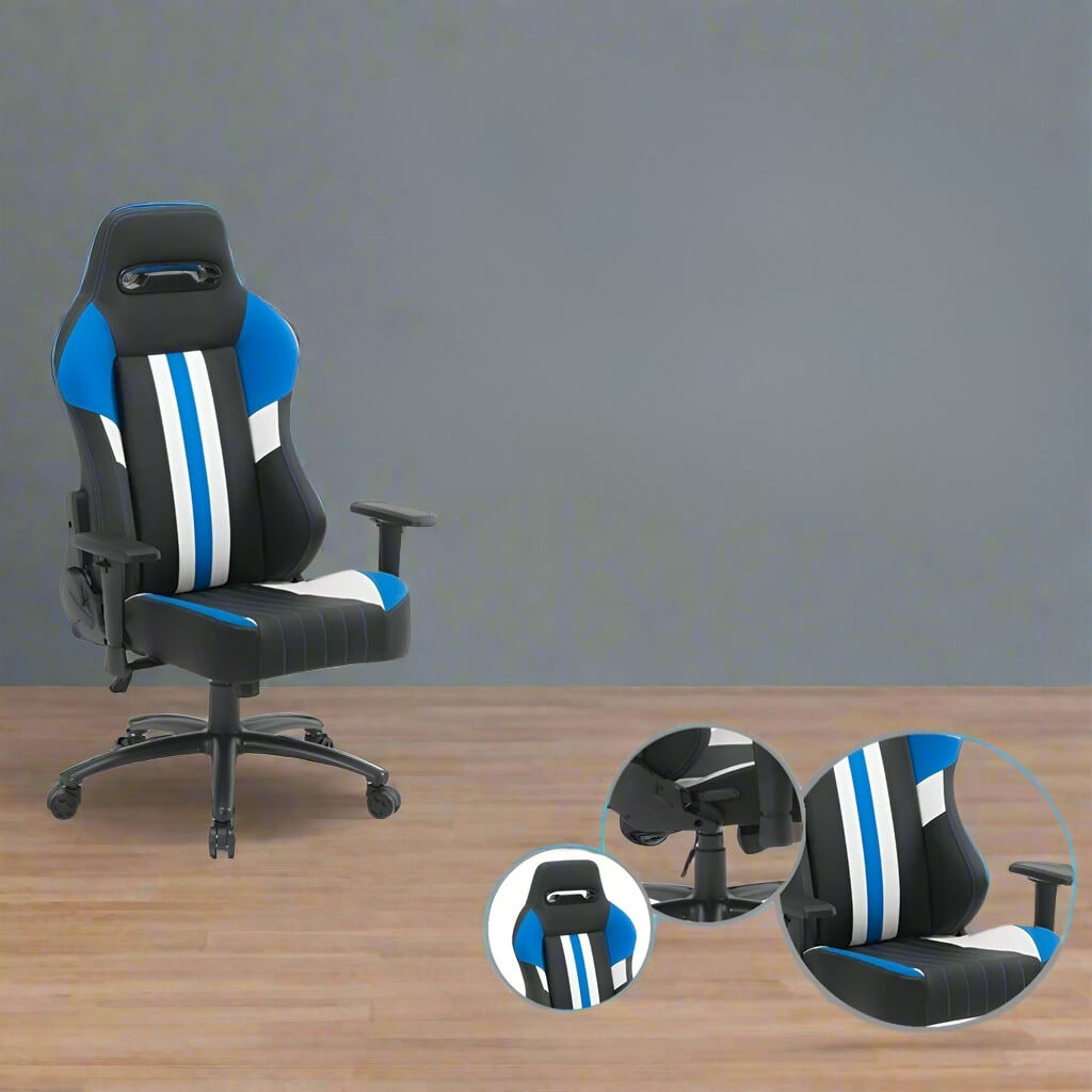 A recliner gamer chair sold on WorkZen Interiors