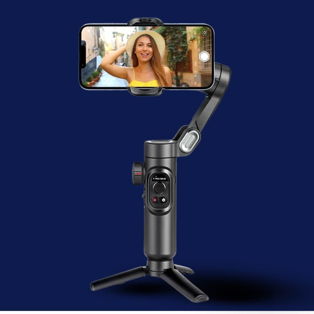 A gimbal selfie stick sold by WorkZen Interiors