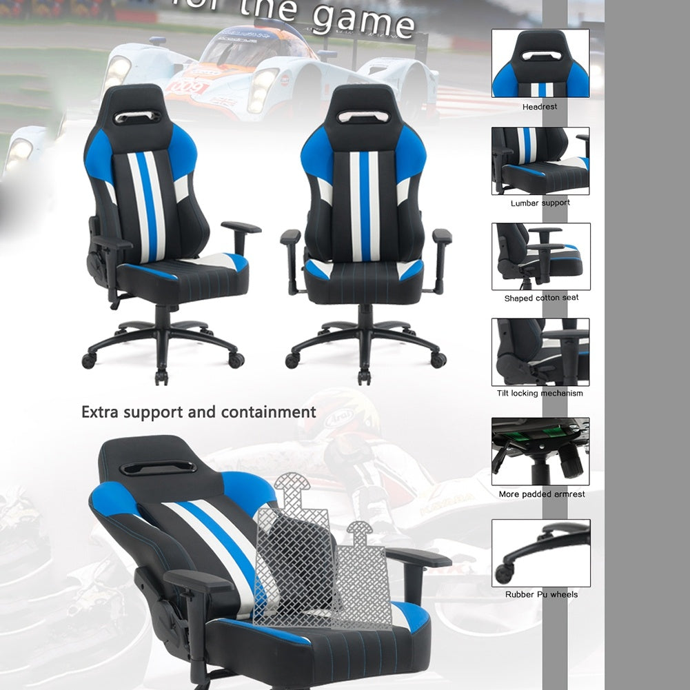 A recliner gamer chair sold on WorkZen Interiors