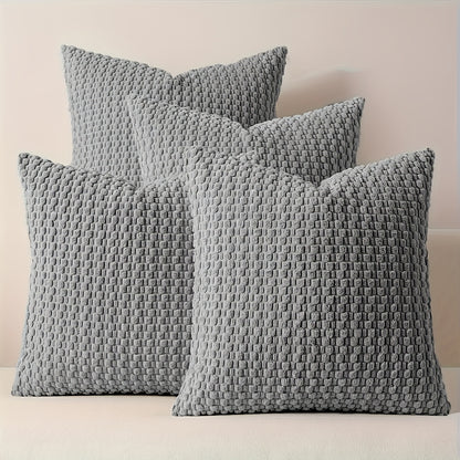 4pcs Velvet Sofa Pillow Covers