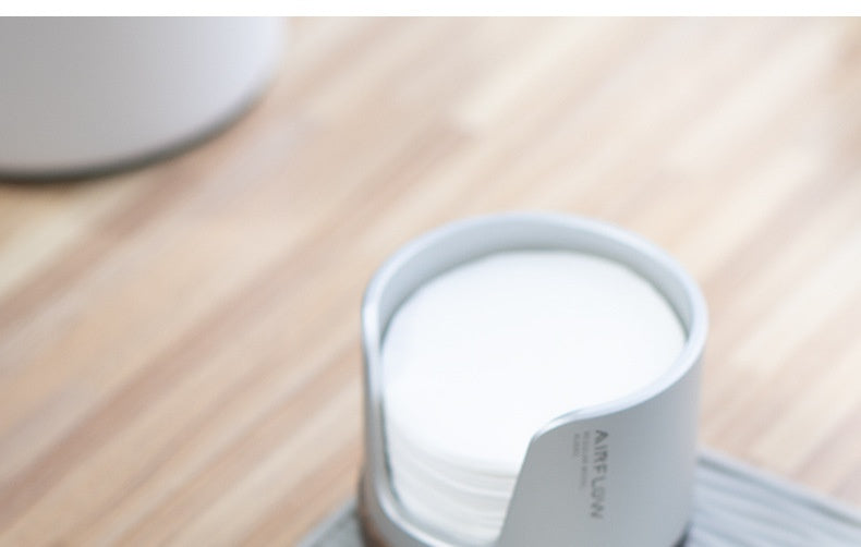 A silver Airflow Italian Coffee Filter Holder sold by WorkZen Interiors
