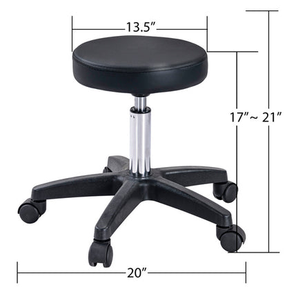 A black stool sold by WorkZen Interiors