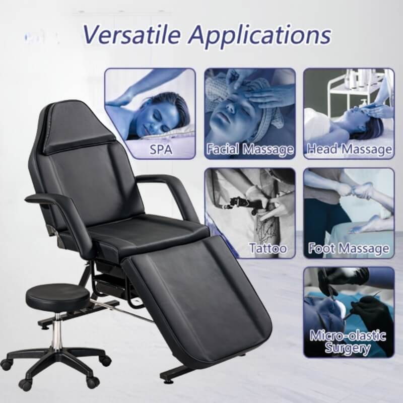 Diverse application of the aromatherapy massage bed sold by WorkZen Interior