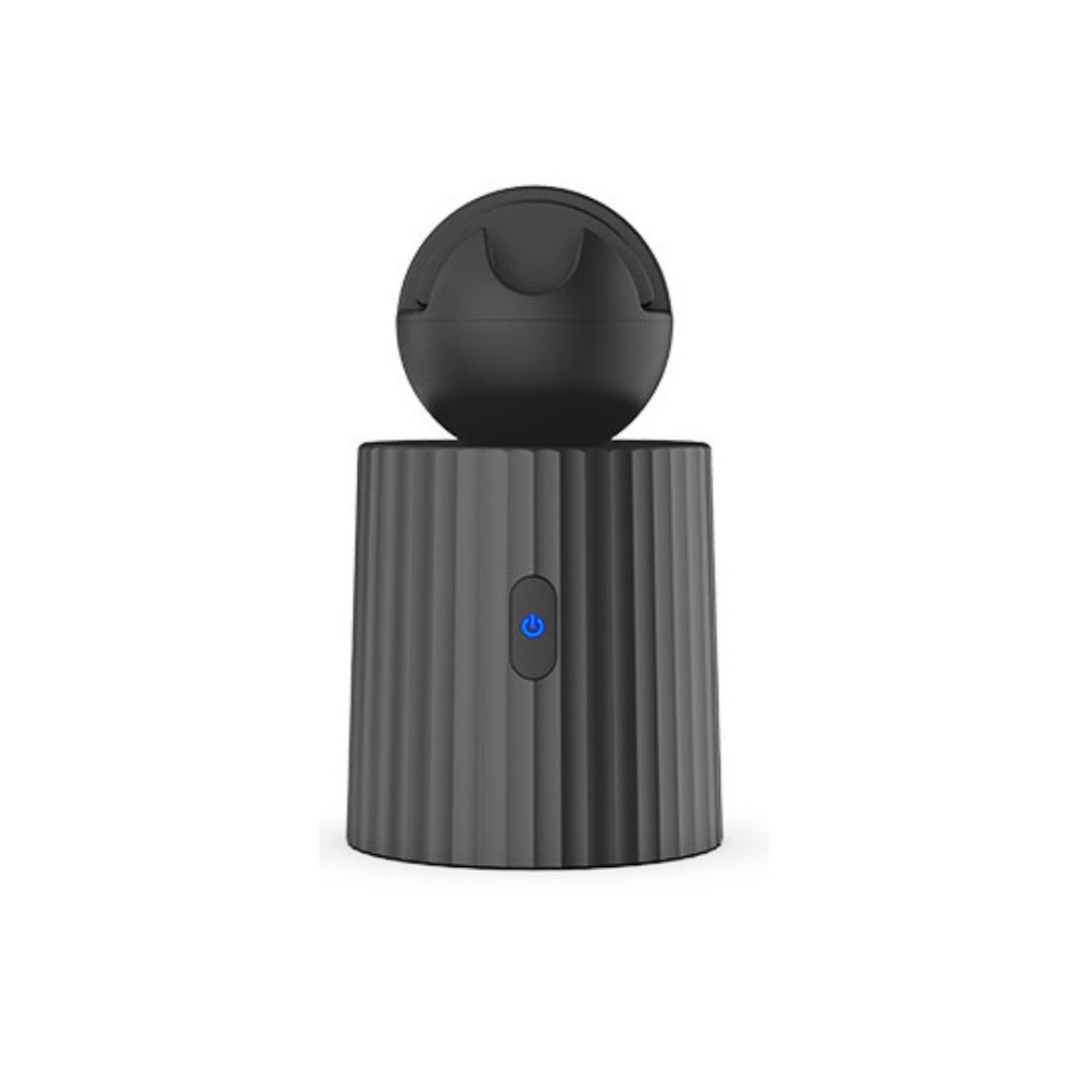 A black auto object tracking phone holder sold by WorkZen Interiors