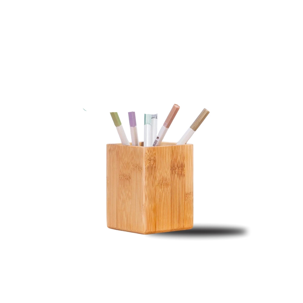 A Bamboo Fountain Pen Holder sold WorkZen Interiors