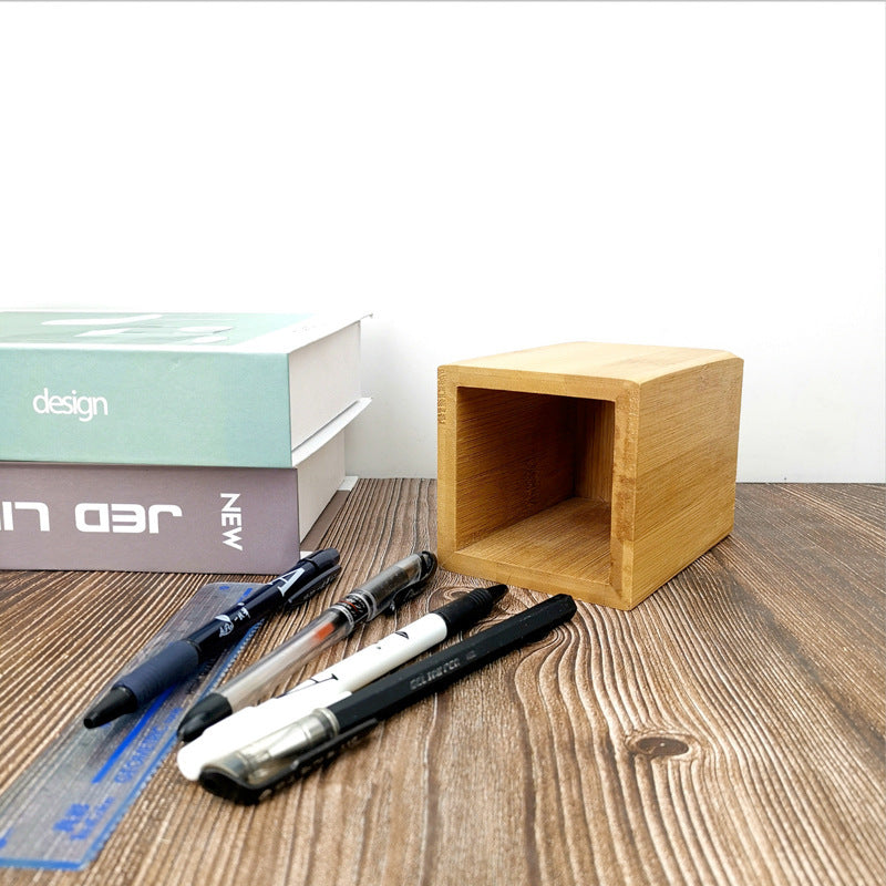A Bamboo Fountain Pen Holder sold WorkZen Interiors