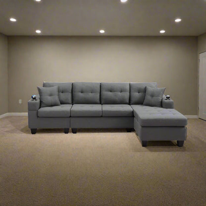 The front of a Modern Sectional Sofa sold by WorkZen Interiors