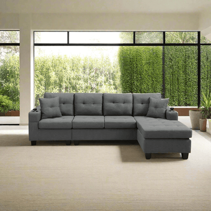 The front of a Modern Sectional Sofa sold by WorkZen Interiors
