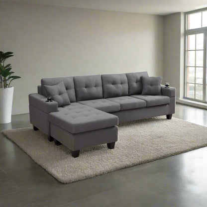 The side of a Modern Sectional Sofa sold by WorkZen Interiors