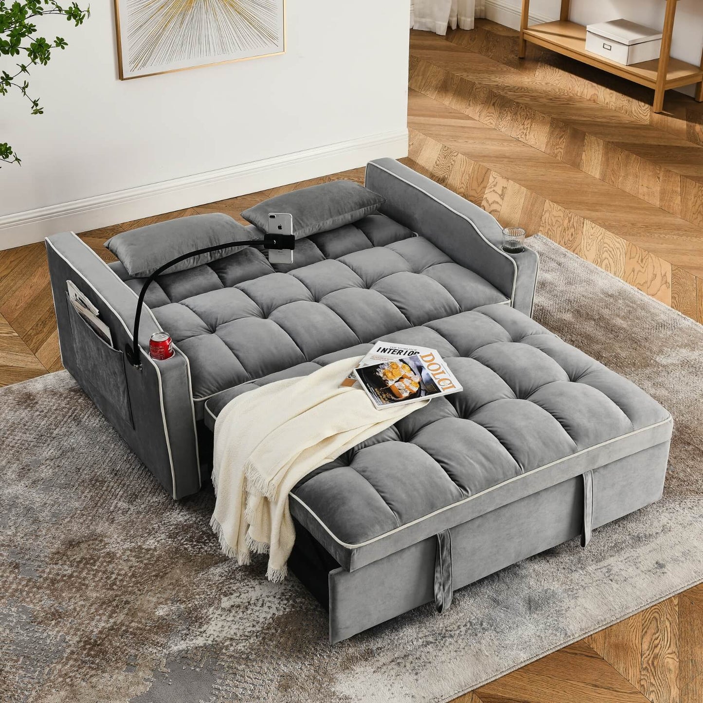 A Queen Size Sofa Bed sold by WorkZen Interiors