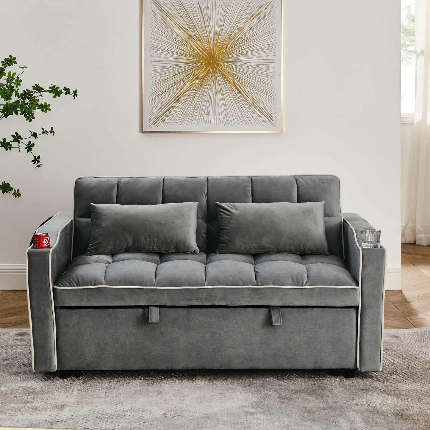 A Queen Size Sofa Bed sold by WorkZen Interiors