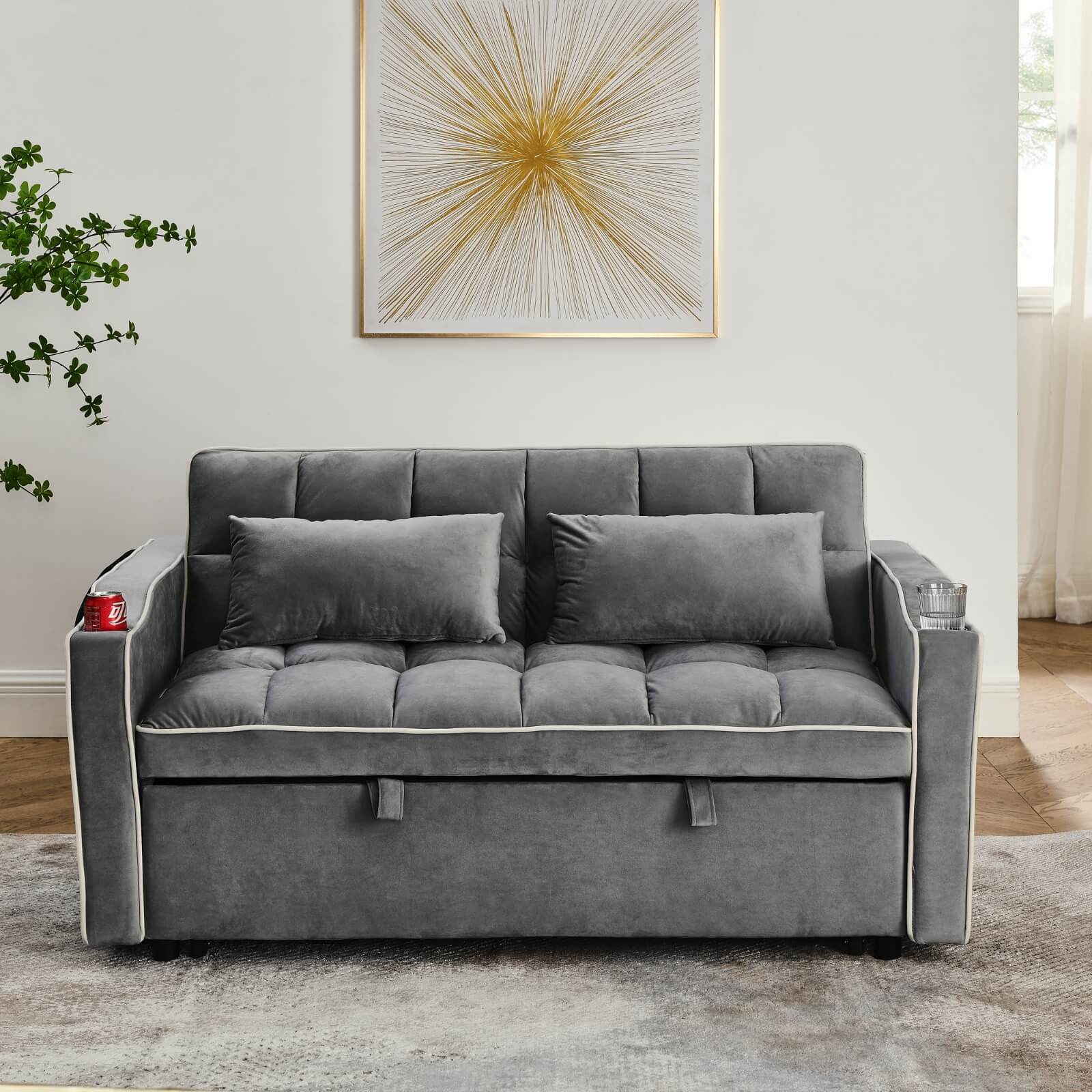 A Queen Size Sofa Bed sold by WorkZen Interiors