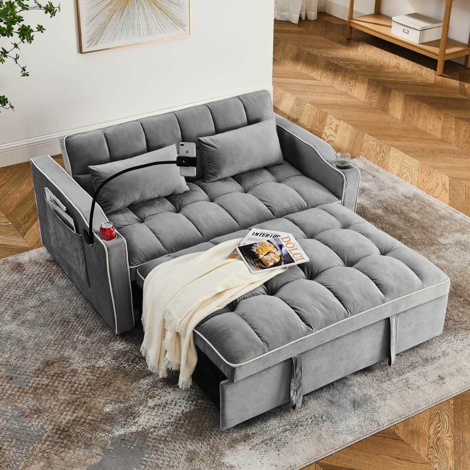 A Queen Size Sofa Bed sold by WorkZen Interiors