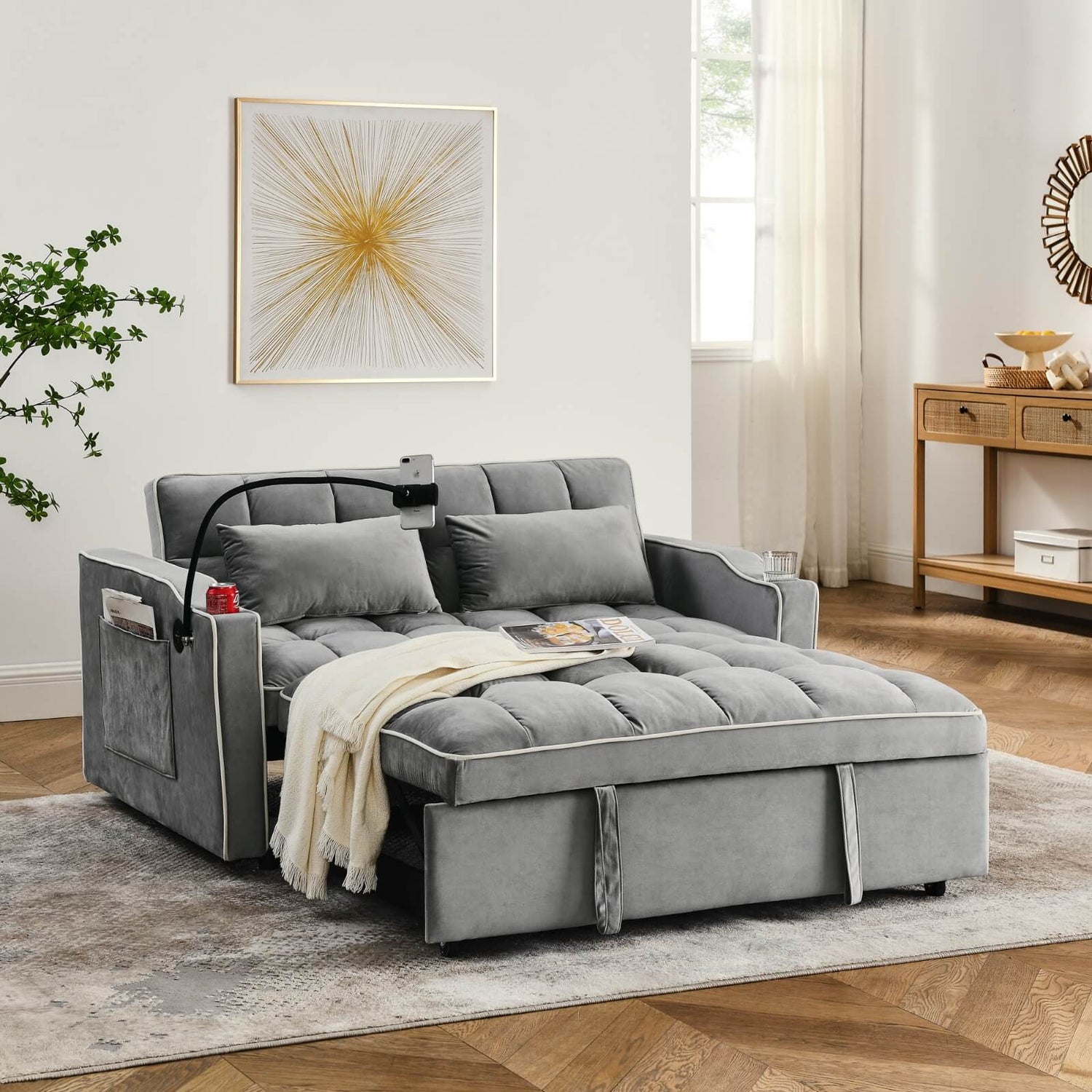 A Queen Size Sofa Bed sold by WorkZen Interiors
