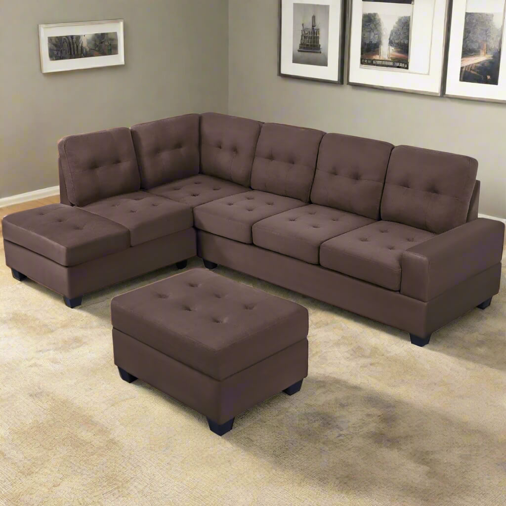 A Bertinelli L Shaped Sectional Sofa sold by WorkZen Interiors 