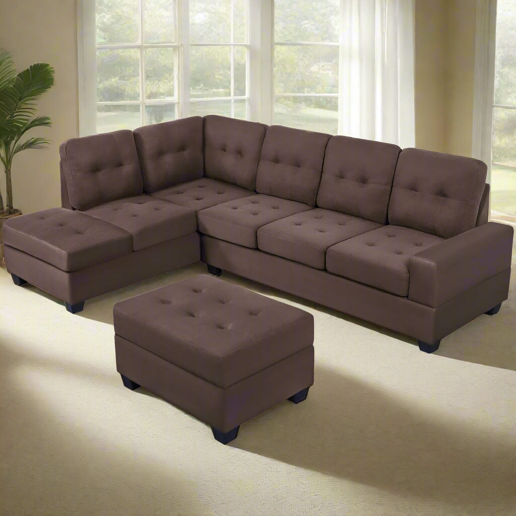 A Bertinelli L Shaped Sectional Sofa sold by WorkZen Interiors 