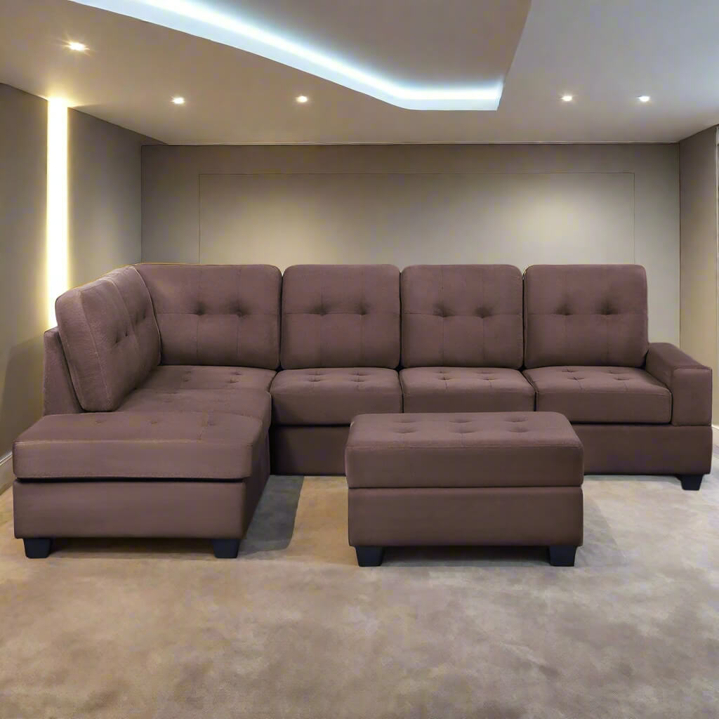 A Bertinelli L Shaped Sectional Sofa sold by WorkZen Interiors 
