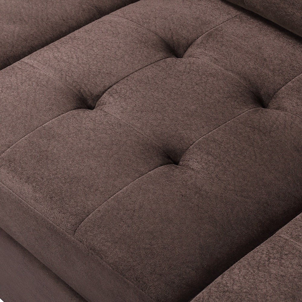 The seat cushion of a Bertinelli L Shaped Sectional Sofa sold by WorkZen Interiors 