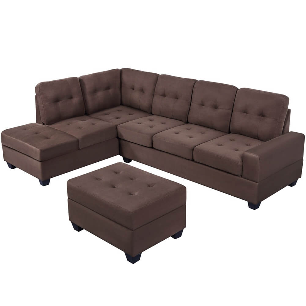 Bertinelli L Shaped Sectional Sofa