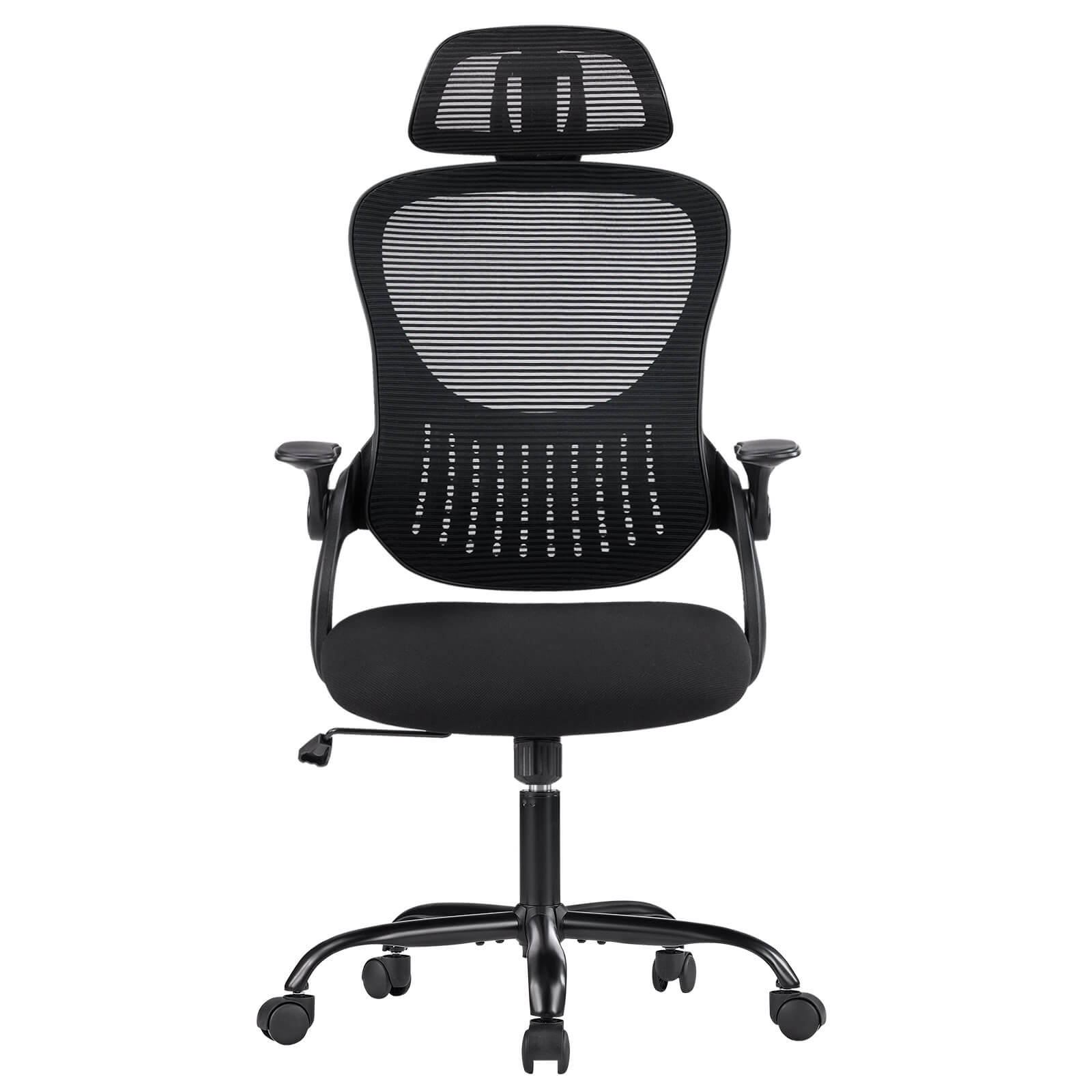 A black Mesh Back Office Desk Chair sold by WorkZen Interiors