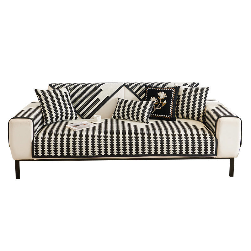 A Chenille Double Lounge Sofa Cover sold by WorkZen Interiors