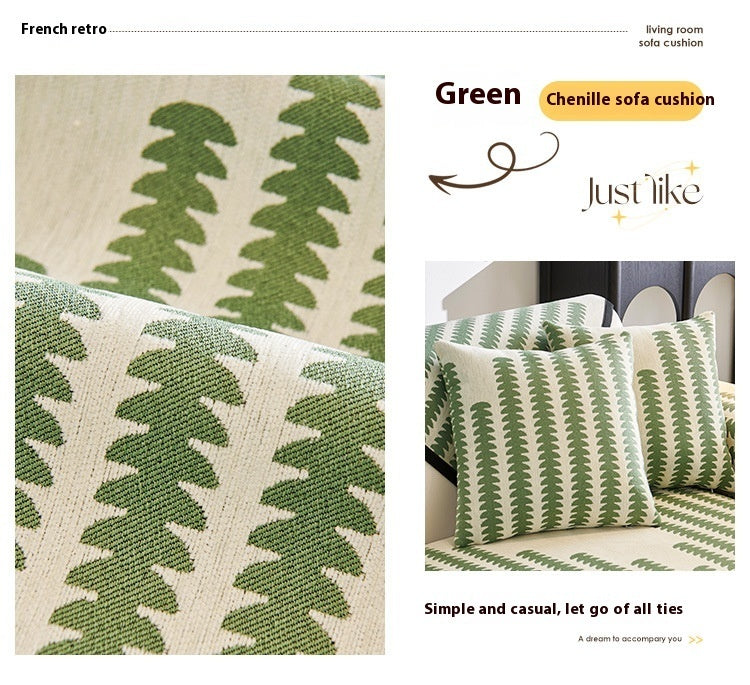 A Chenille Double Lounge Sofa Cover sold by WorkZen Interiors