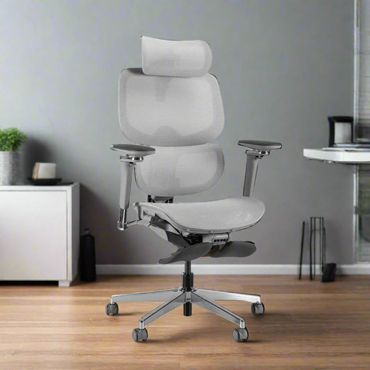 Gray High Back Office Chairs sold by WorkZen Interiors