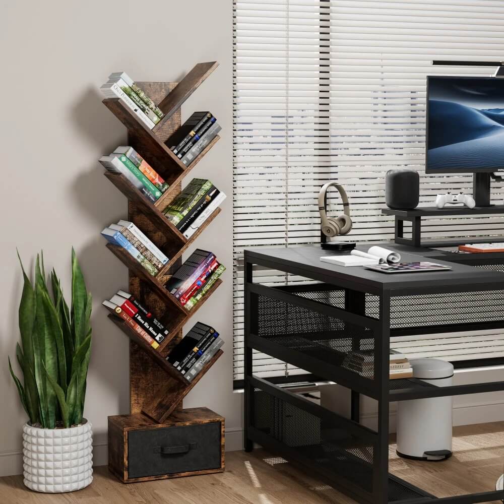 A Da Vinci 9 Tier Tree Office Book Shelf  sold by WorkZen Interiors