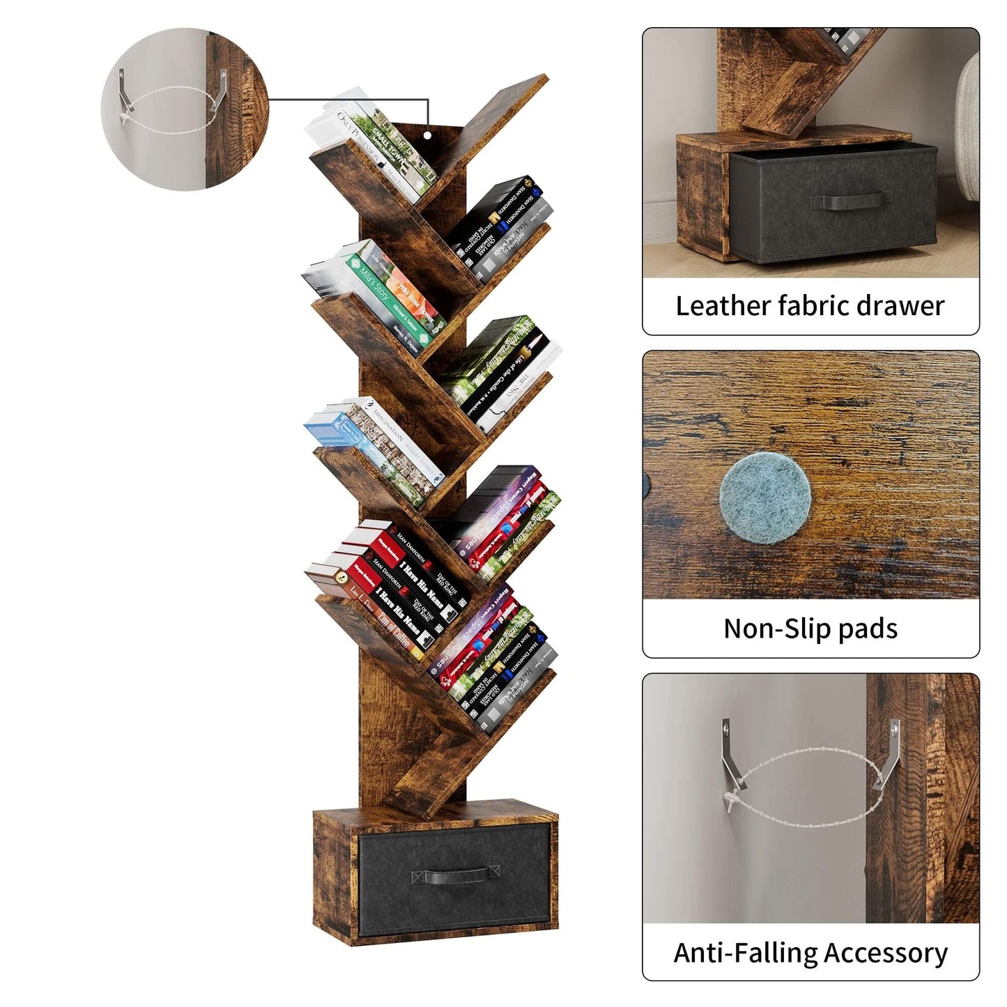 A Da Vinci 9 Tier Tree Office Book Shelf  sold by WorkZen Interiors