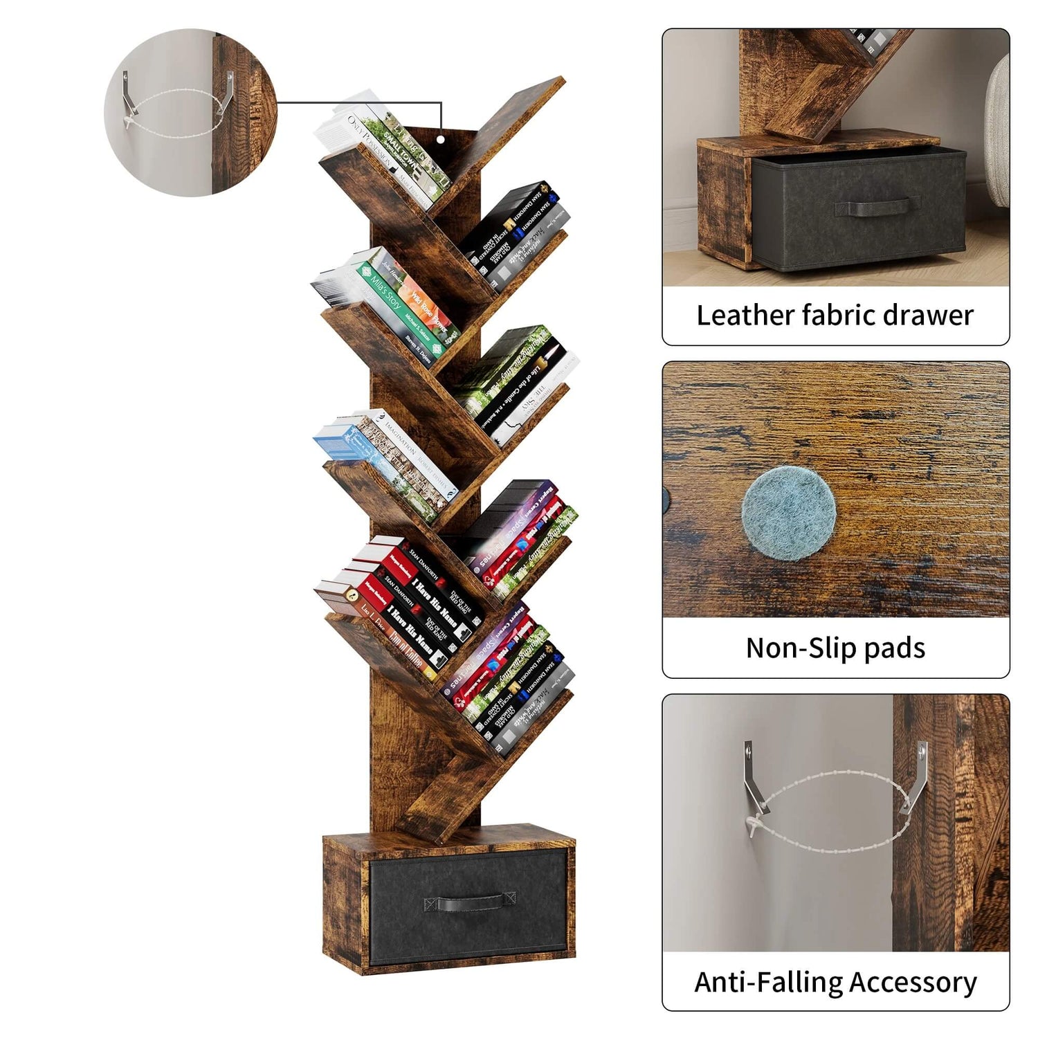 A Da Vinci 9 Tier Tree Office Book Shelf  sold by WorkZen Interiors