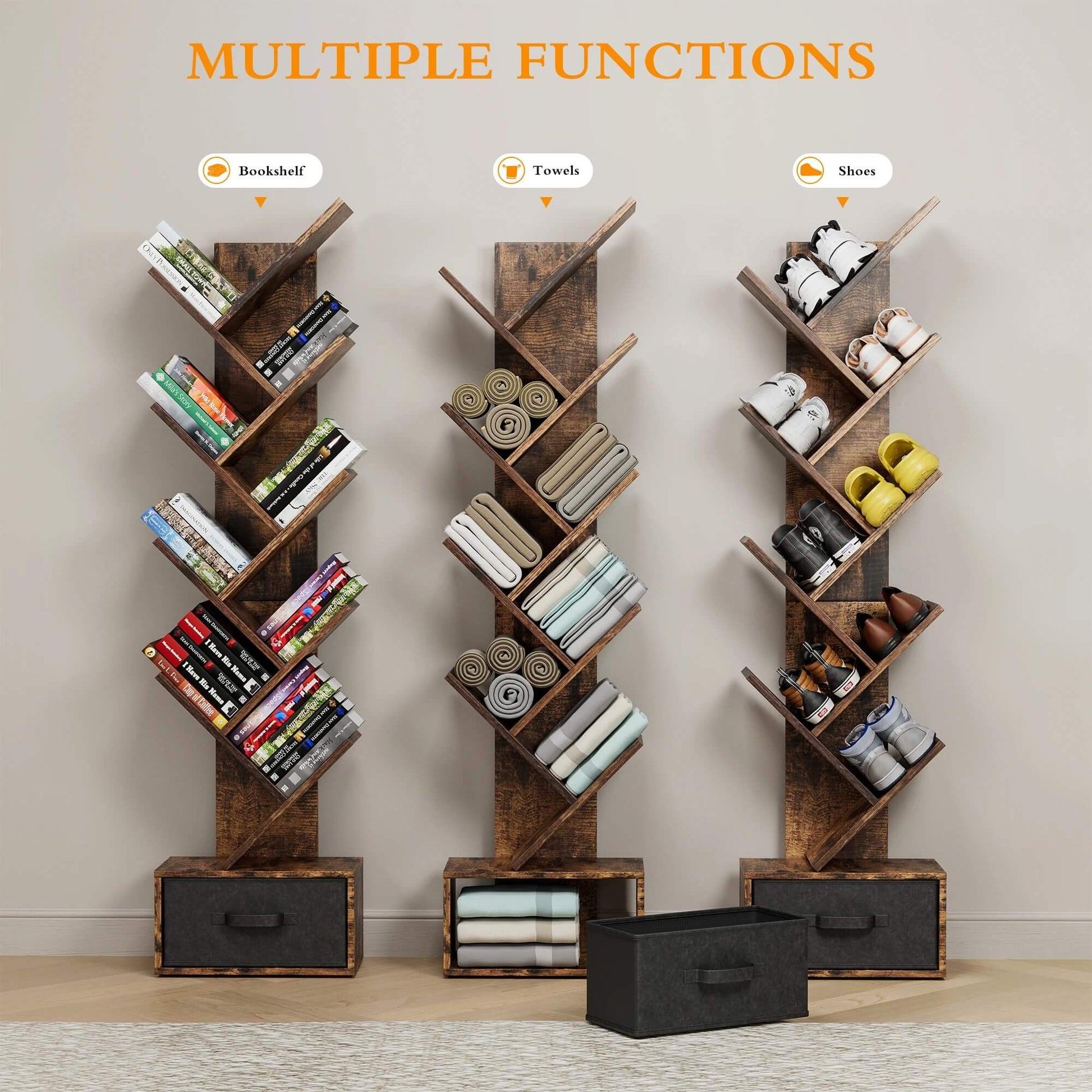 A Da Vinci 9 Tier Tree Office Book Shelf  sold by WorkZen Interiors